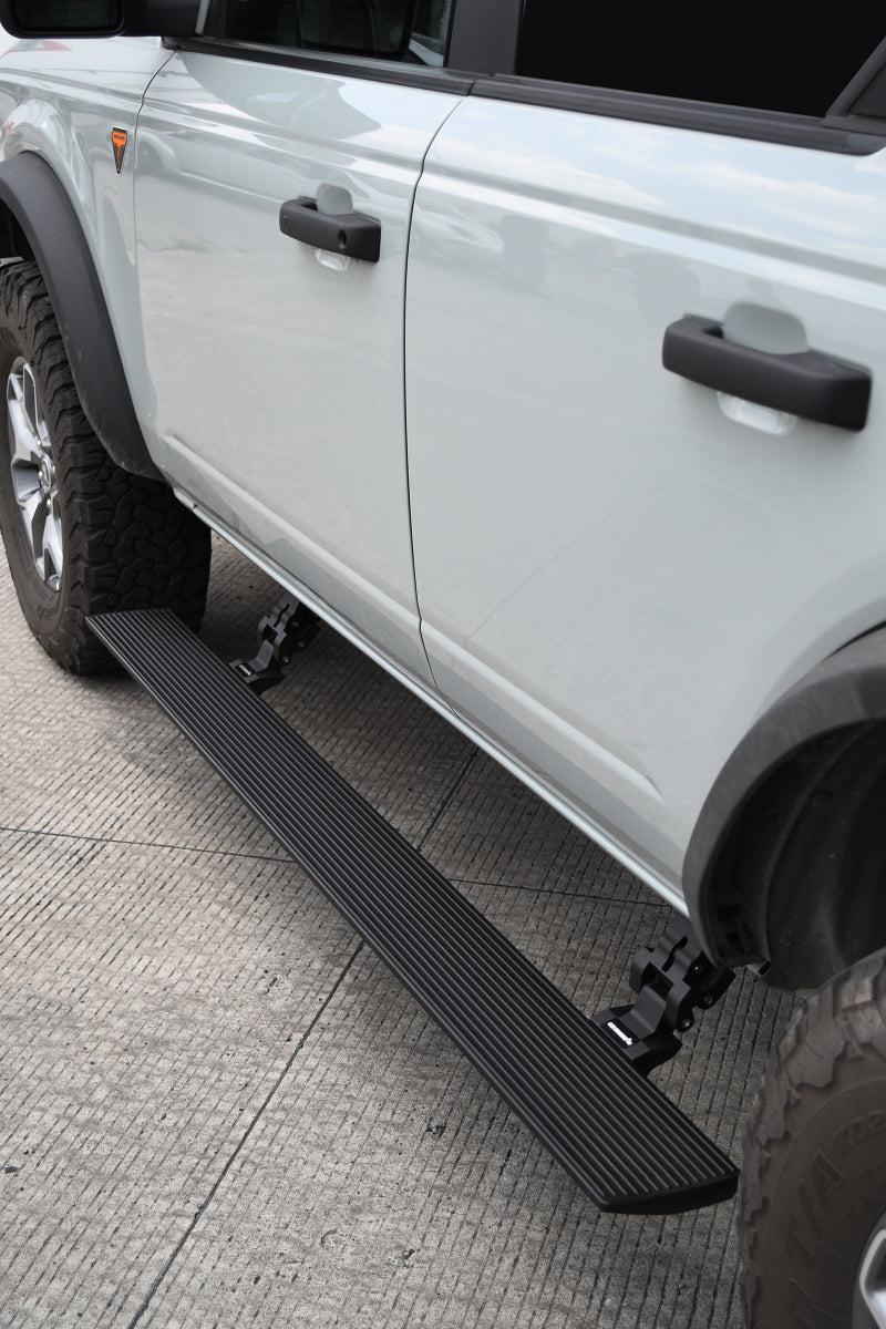 RealTruck VoltStep Electric Running Board Kit No Drill Black 21-25 Ford Bronco 4dr | 20412974PC