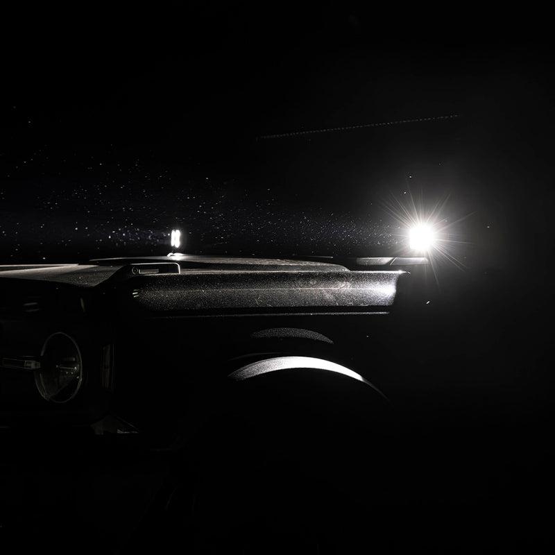 Borne Off-Road Light Pods 4pc Ditch 3x3 Flood for 21+ Ford Bronco | BNLT-BR-21-DT4F