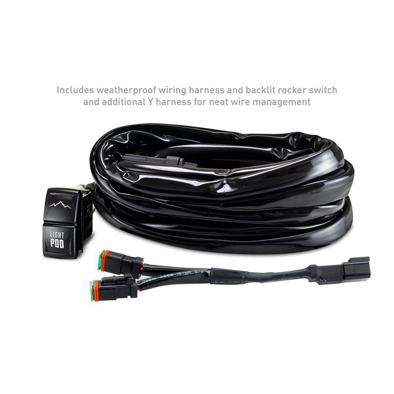 Borne Off-Road Light Pods 4pc Ditch 3x3 Flood for 21+ Ford Bronco | BNLT-BR-21-DT4F