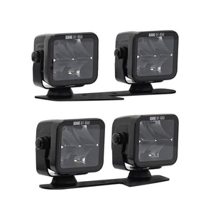 Borne Off-Road Light Pods 4pc Ditch 3x3 Flood Upfit for 21+ Ford Bronco | BNLT-BR-21-DT4FU