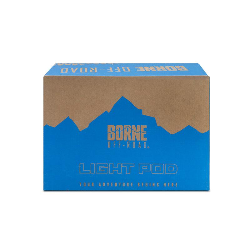 Borne Off-Road Light Pods 4pc Ditch 3x3 Flood Upfit for 21+ Ford Bronco | BNLT-BR-21-DT4FU
