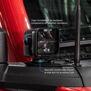 Borne Off-Road Light Pods 2pc Ditch 3x3 Flood Upfit for 21+ Ford Bronco | BNLT-BR-21-DT2FU