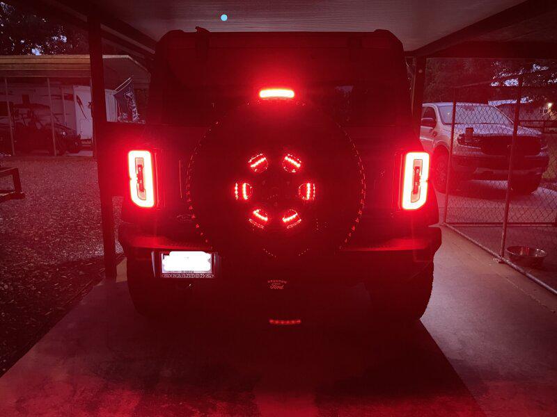 Oracle Red LED Illuminated Spare Tire Wheel Ring Third Brake Light for 2021+ Ford Bronco | 4211-003