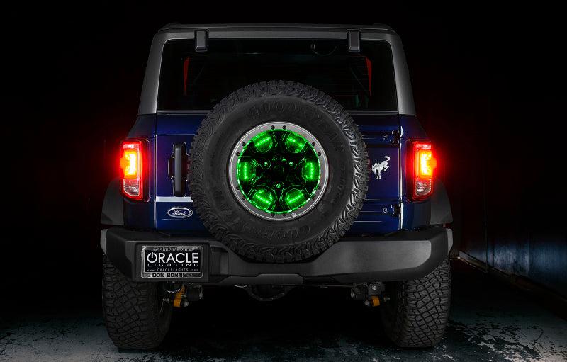 Oracle Multi-color LED Illuminated Spare Tire Wheel Ring Third Brake Light 2021+ Ford Bronco | 4211-334