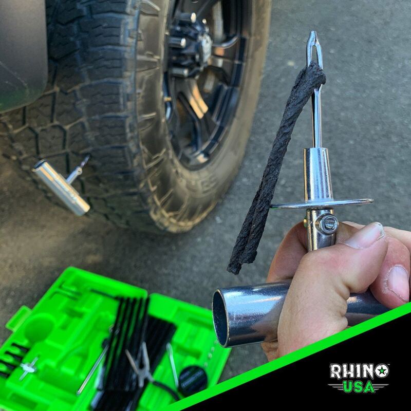 Rhino USA Tire Repair Plug Kit, 86 Pieces | RNO-TIRE-REPAIR-KIT
