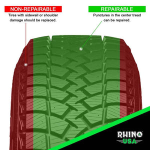 Rhino USA Tire Repair Plug Kit, 86 Pieces | RNO-TIRE-REPAIR-KIT