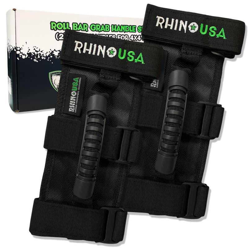 Rhino USA Heavy-Duty Roll Bar Grab Handles | RNO-HNDLS-4X4