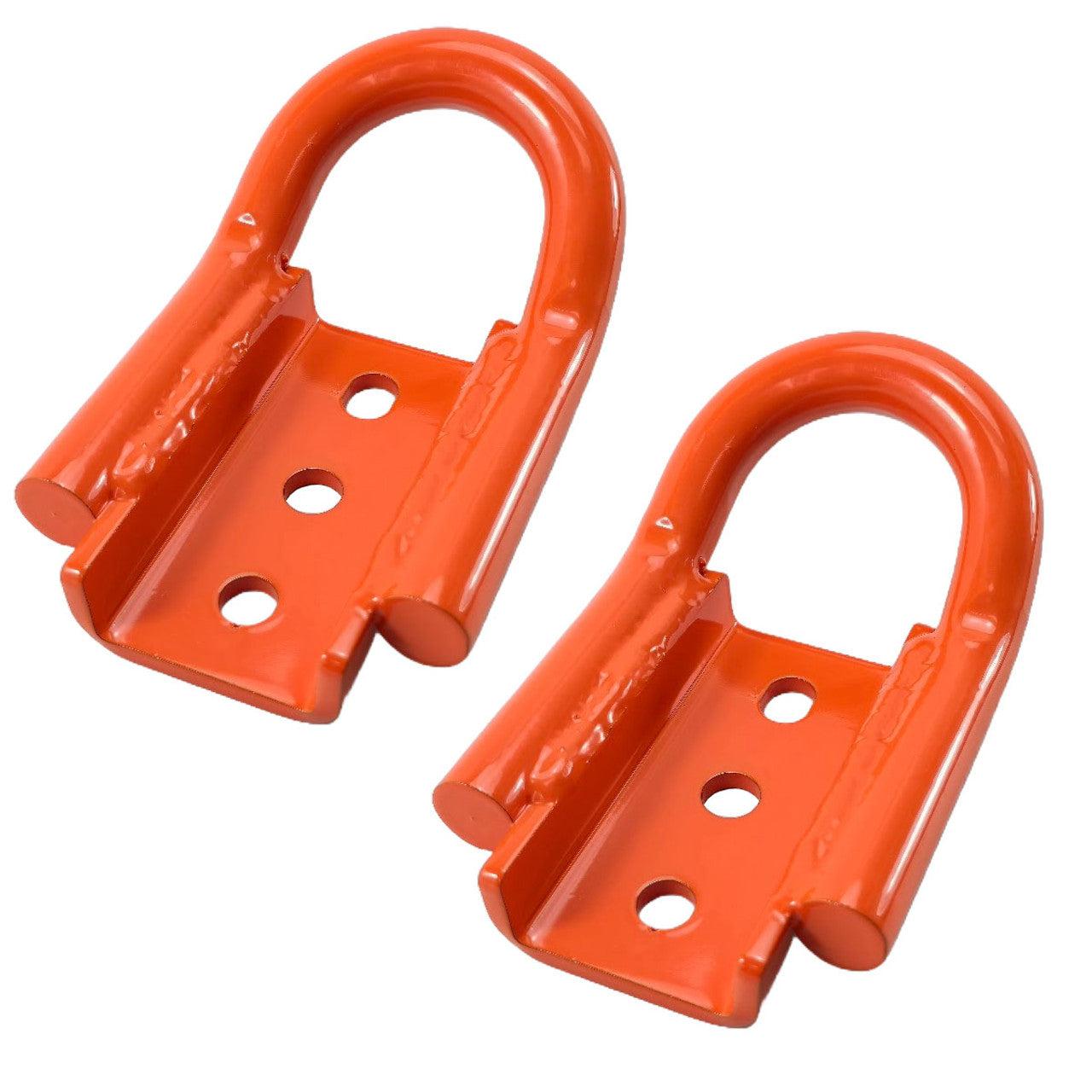 UPR Orange Rear Tow Hook for 2021+ Ford Bronco & Bronco Raptor (Pair)