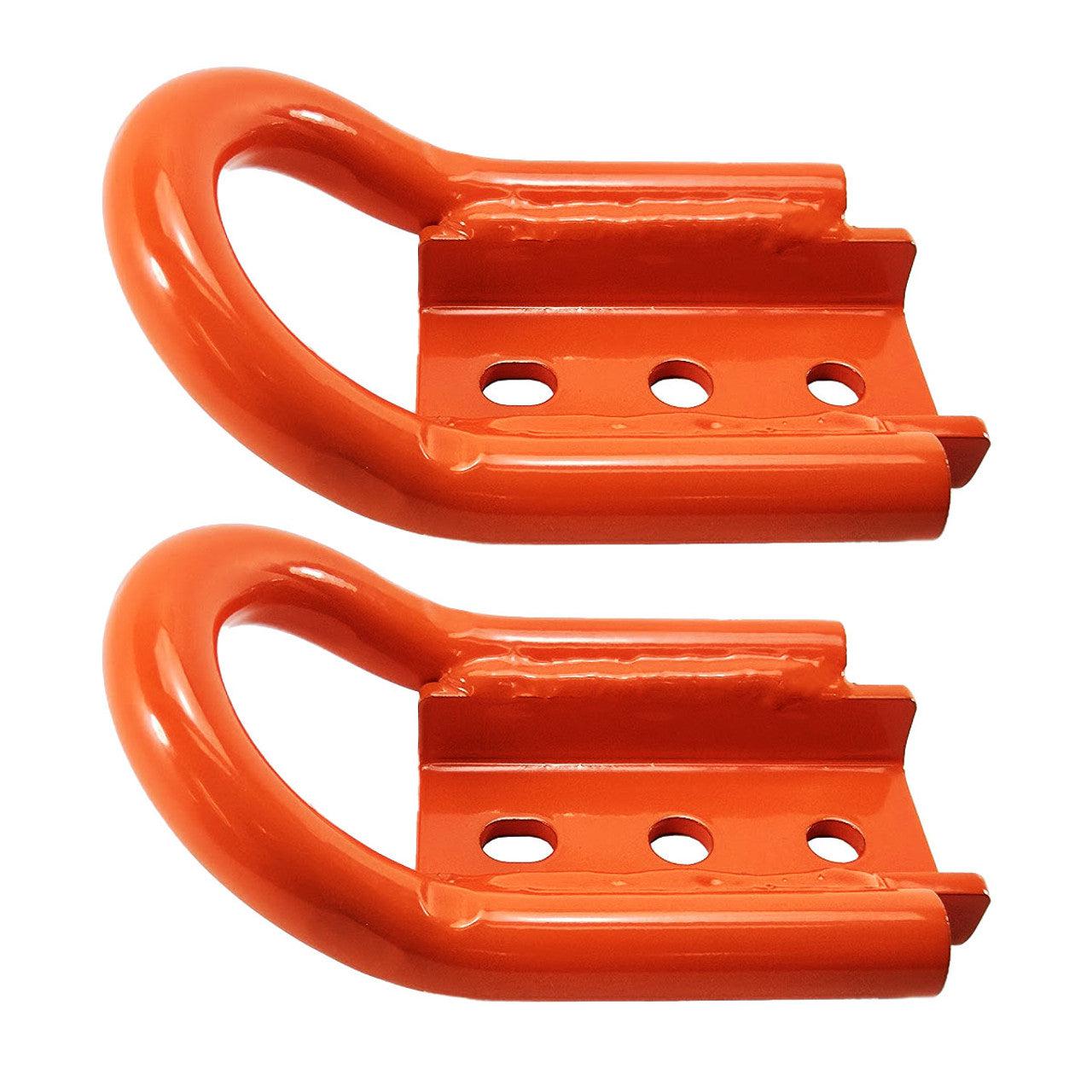 UPR Orange Rear Tow Hook for 2021+ Ford Bronco & Bronco Raptor (Pair)