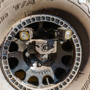 KC HiLiTES Spare Tire Carrier Light Mount w/ M12x1.5 Lug Nuts 21-25 Ford Bronco | 7477
