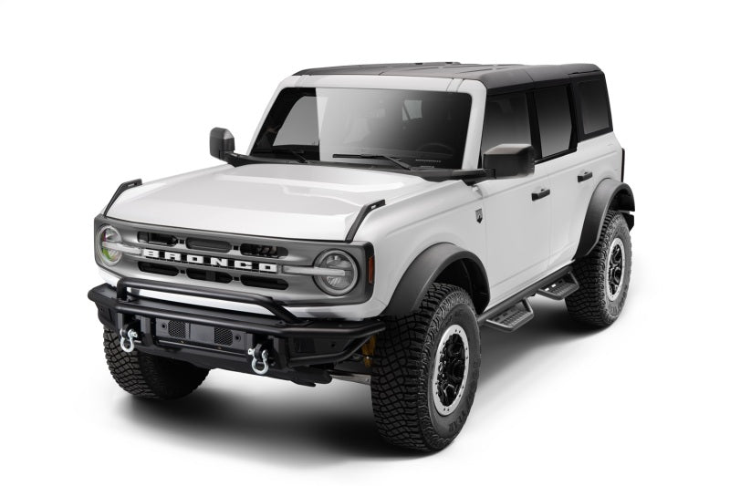 N-Fab Full Length RS Nerf Side Step Bars 2in Textured Black 21-25 Ford Bronco 4 Door | 321417212