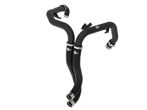 aFe BladeRunner 2-1/4 IN Aluminum Hot Charge Pipes (Black) for 2022+ Ford Bronco Raptor 3.0l | 46-20758-B