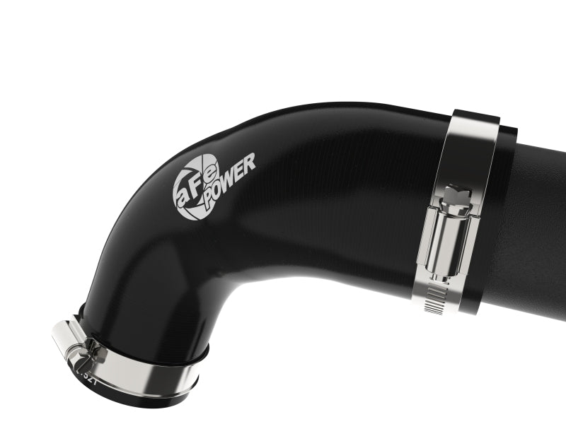 aFe BladeRunner 2-1/4 IN Aluminum Hot Charge Pipes (Black) for 2022+ Ford Bronco Raptor 3.0l | 46-20758-B