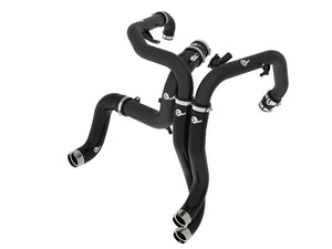 aFe BladeRunner Aluminum Hot and Cold Charge Pipe Kit (Black) for 2022+ Ford Bronco Raptor 3.0l | 46-20754-B