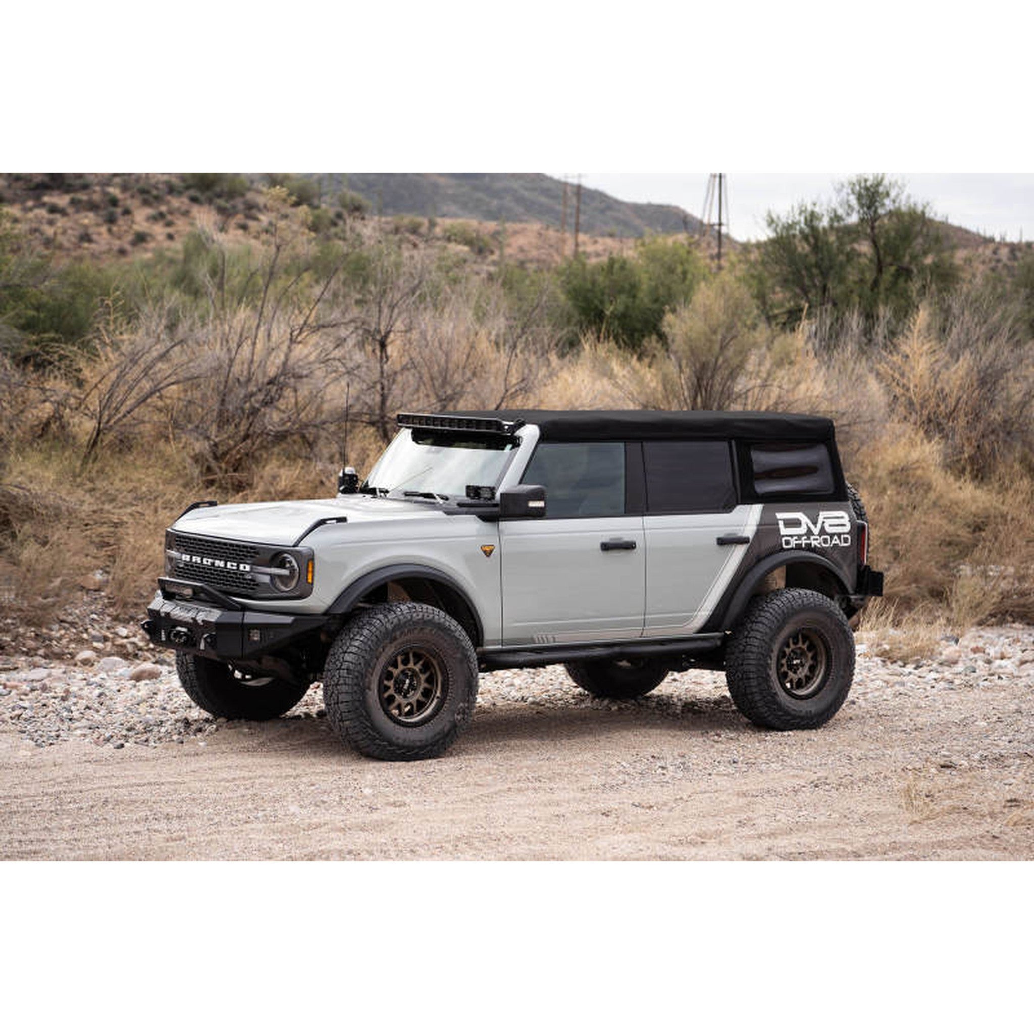 DV8 Offroad A-Pillar Pod Light Mounts for 2021+ Ford Bronco | dveLBBR-02