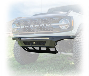Turn Offroad 2021+ Ford Bronco Hyperlyte Front Bumper & Skid Plate | FB3-M1