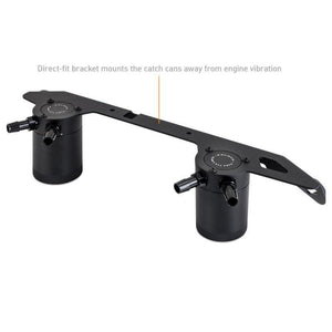 Mishimoto Baffled Oil Catch Can Kit 2023-2025 Ford Bronco 2.7L | MMBCC-BR27-23S