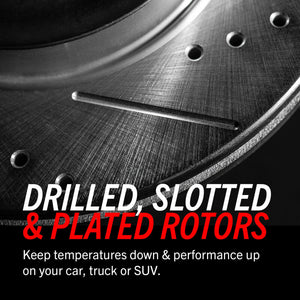 Power Stop Rear Drilled & Slotted Rotor (Pair) 22-25 Ford Bronco Raptor | AR85208XPR