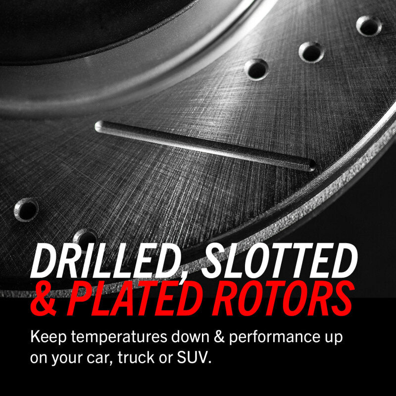 Power Stop Rear Drilled & Slotted Rotor (Pair) 22-25 Ford Bronco Raptor | AR85208XPR