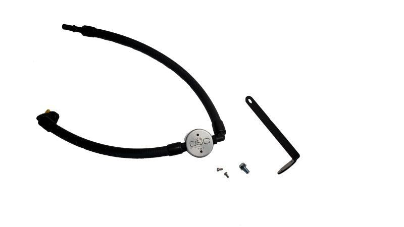 J&L Oil Separator Clear Anodized 3.0 Driver Side 2021.5-2024 Ford Bronco 2.3L EcoBoost | 3075P-C