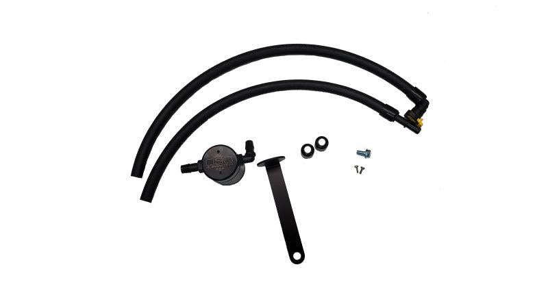 J&L Oil Separator Black Anodized 3.0 Driver Side 2021-2021.5 Ford Bronco 2.3L EcoBoost | 3078D-B
