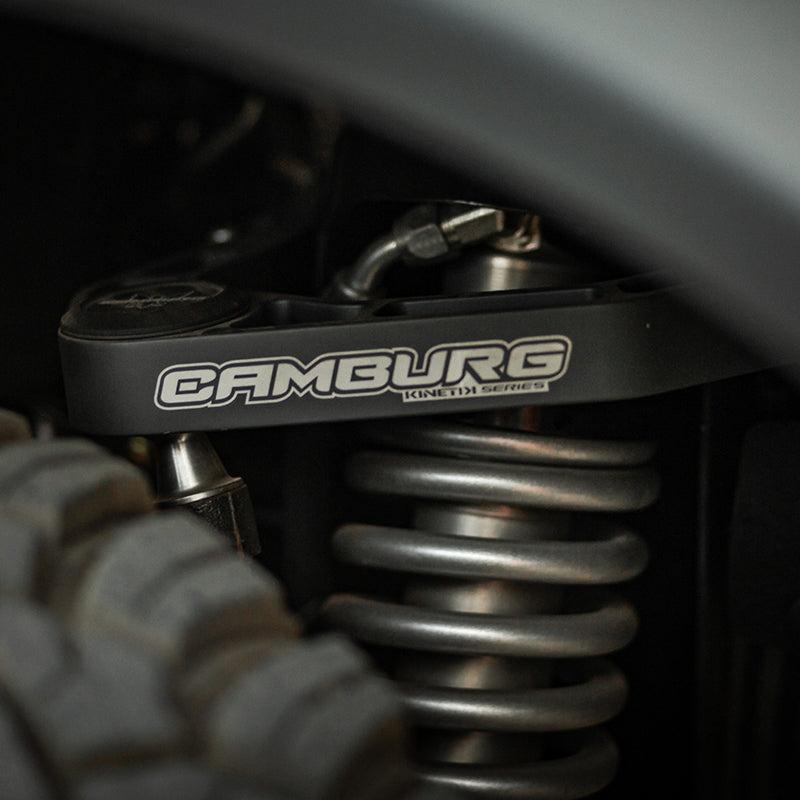 Camburg KINETIK V2 Performance Billet Uniball Upper Arms Gray 21-25 Ford Bronco | CAM-110214-GRY