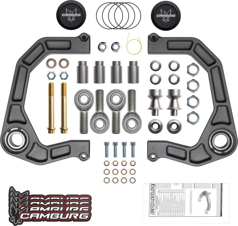 Camburg KINETIK V2 Performance Billet Uniball Upper Arms Gray 21-25 Ford Bronco | CAM-110214-GRY