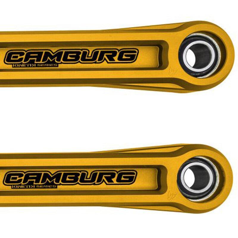 Camburg KINETIK Series Rear Billet Lower Trailing Arm Kit Gold 21-25 Ford Bronco | CAM-120032-GLD