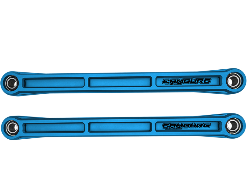 Camburg KINETIK Series Rear Billet Lower Trailing Arm Kit Blue 21-25 Ford Bronco | CAM-120032-BLU