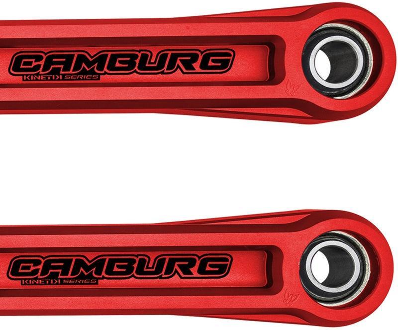 Camburg KINETIK Series Rear Billet Lower Trailing Arm Kit Red 21-25 Ford Bronco | CAM-120032-RED