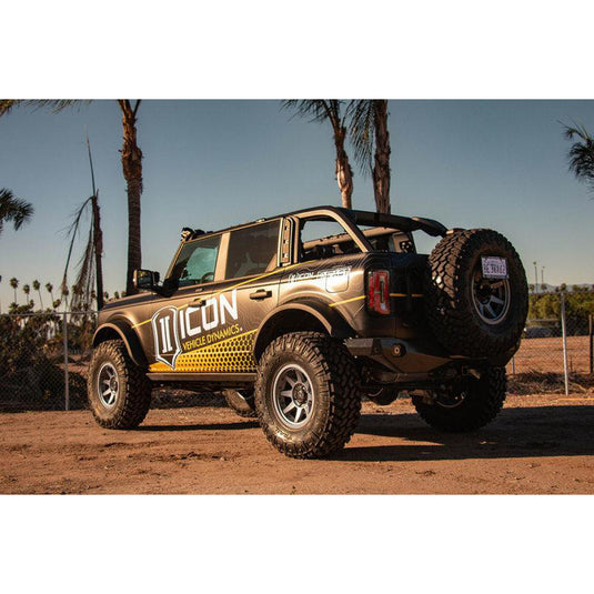 ICON 2021+ Ford Bronco Billet Rear Upper Adjustable Link Kit