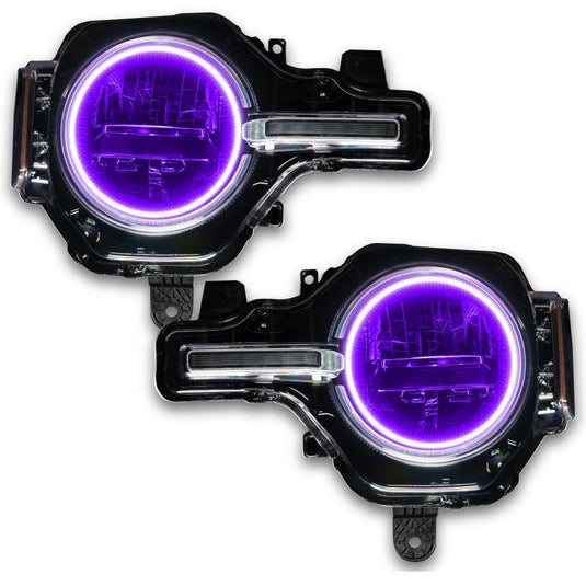 Oracle Base Headlight LED Halo Kit - ColorSHIFT - w/ BC1 Controller for 2021+ Ford Bronco