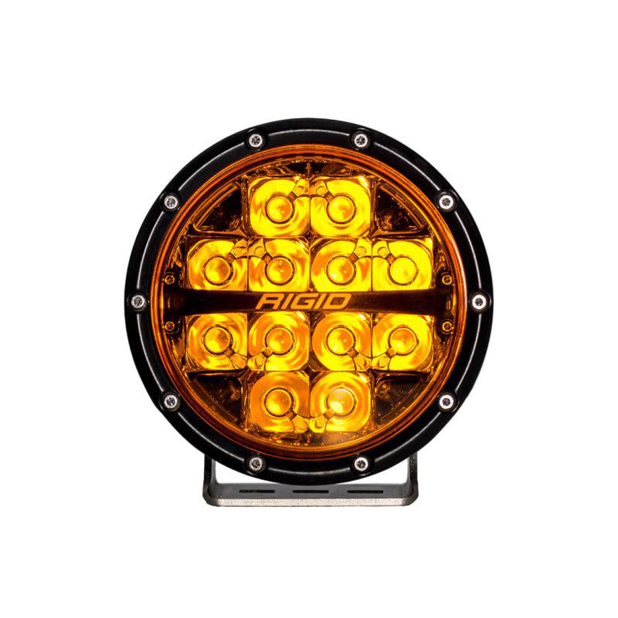 Rigid Industries 360-Series 6 Inch Spot with PRO Lens (Amber) - Pair | rig36210