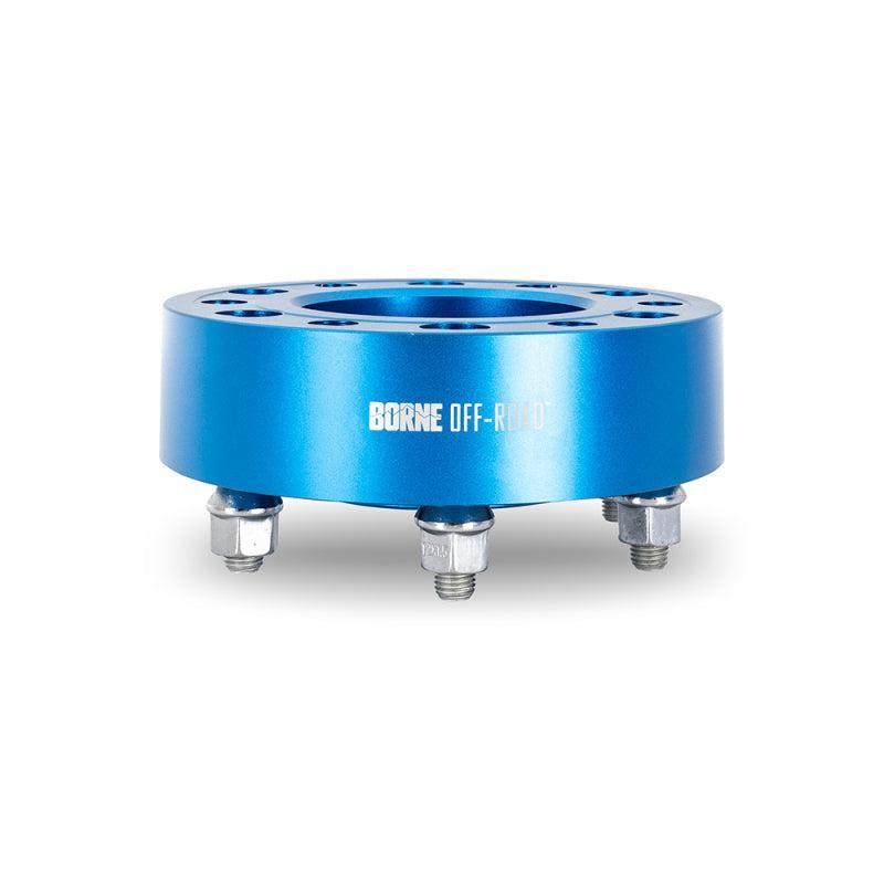 Borne Off-Road 6x135 2 inch Blue Wheel Spacers for 22+ Ford Bronco Raptor & 2015+ Ford F150 | BNWS-007-500BL