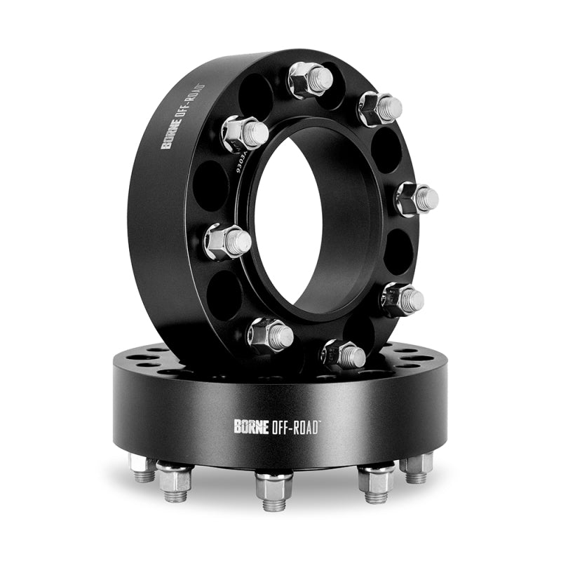 Mishimoto Borne Off-Road 6X139.7 1.4" Black Wheel Spacers for 2021+ Ford Bronco (Pair) | BNWS-001-350BK