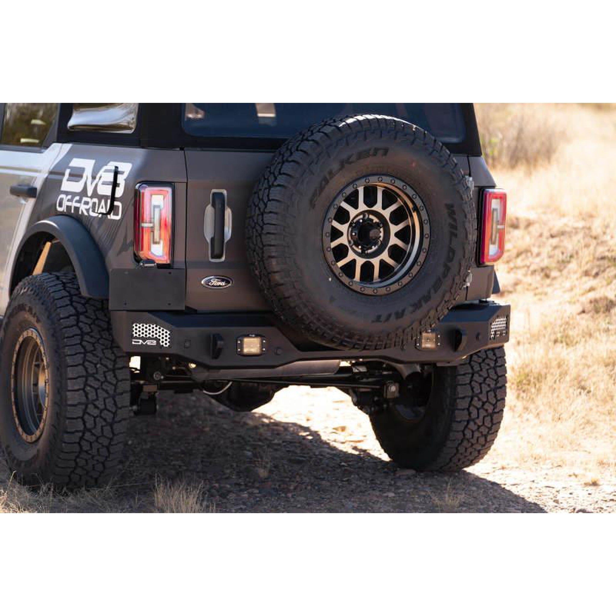 DV8 Offroad MTO Series Rear Bumper for 2021+ Ford Bronco | dveRBBR-01