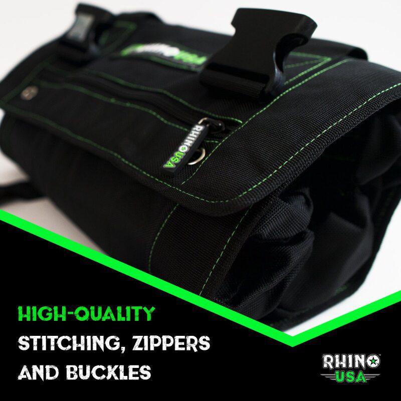 Rhino USA Heavy Duty Off-Road Tool Bag/Roll Black | RNO-TOOL-ROLL