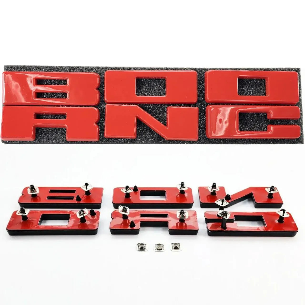 UPR Bronco Grille Replacement Lettering (Rapid Red) | UPR-3683-09
