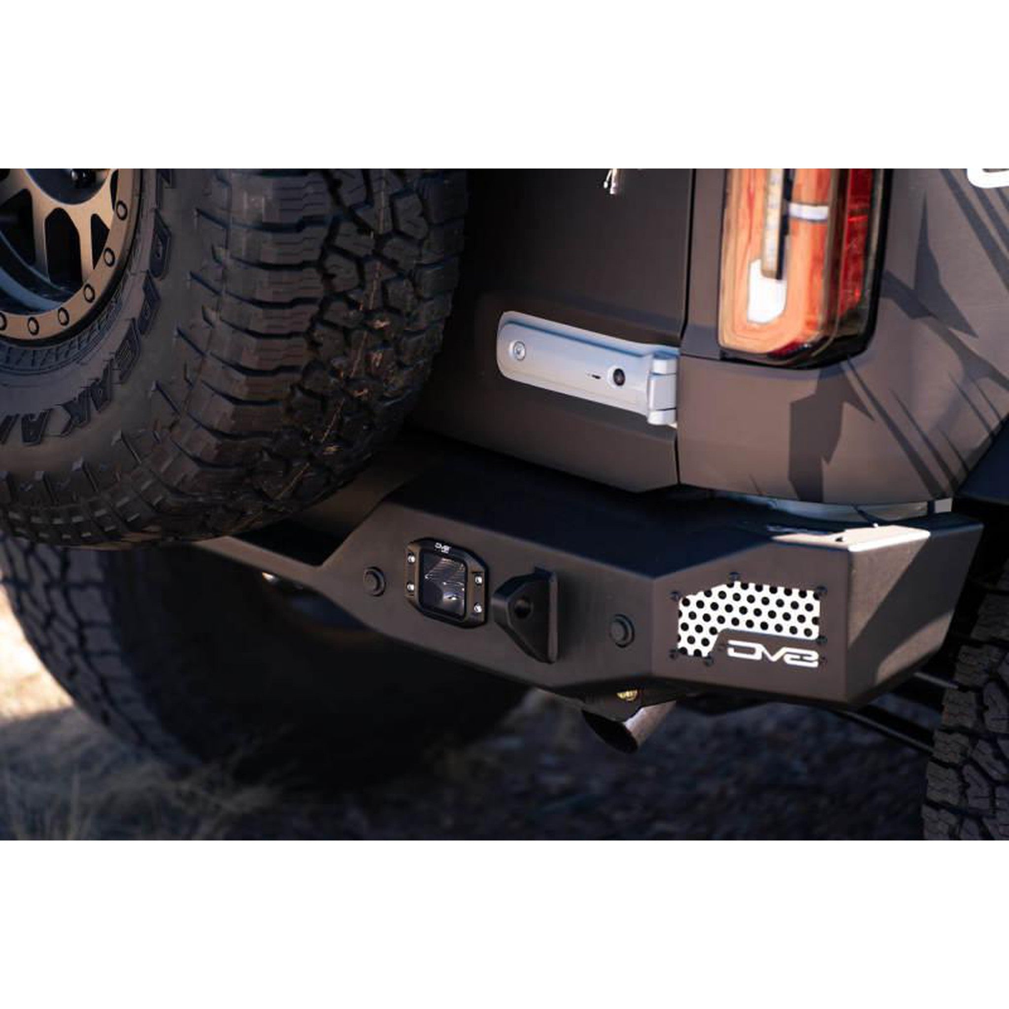 DV8 Offroad MTO Series Rear Bumper for 2021+ Ford Bronco | dveRBBR-01