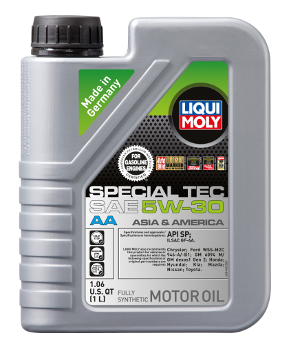 LIQUI MOLY Special Tec AA 5W-30 Motor Oil 1L - SAE Full Synthetic Engine Oil