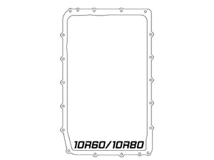 aFe Pro Series Rear Transmission Pan 10R60/10R80 Black w/ Machined Fins - 2021+ Ford Bronco | 46-71330B