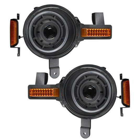 Oracle Oculus Bi-LED Projector Headlights - Amber/White Switchback for 2021+ Ford Bronco