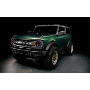 Oracle Integrated Carbonized Gray Windshield Roof LED Light Bar System for 2021+ Ford Bronco