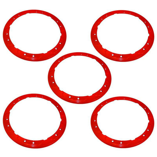 Ford Performance  2021+ Ford Bronco Functional Bead Lock Ring Kit - Red