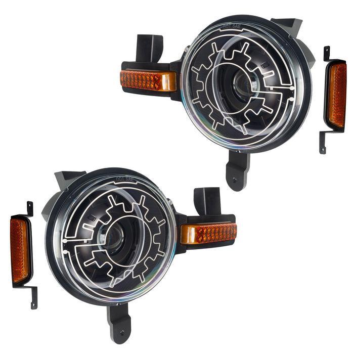 Oracle Oculus Bi-LED Projector Headlights w/ Heated Lenses 2021+ Ford Bronco | 5886-111