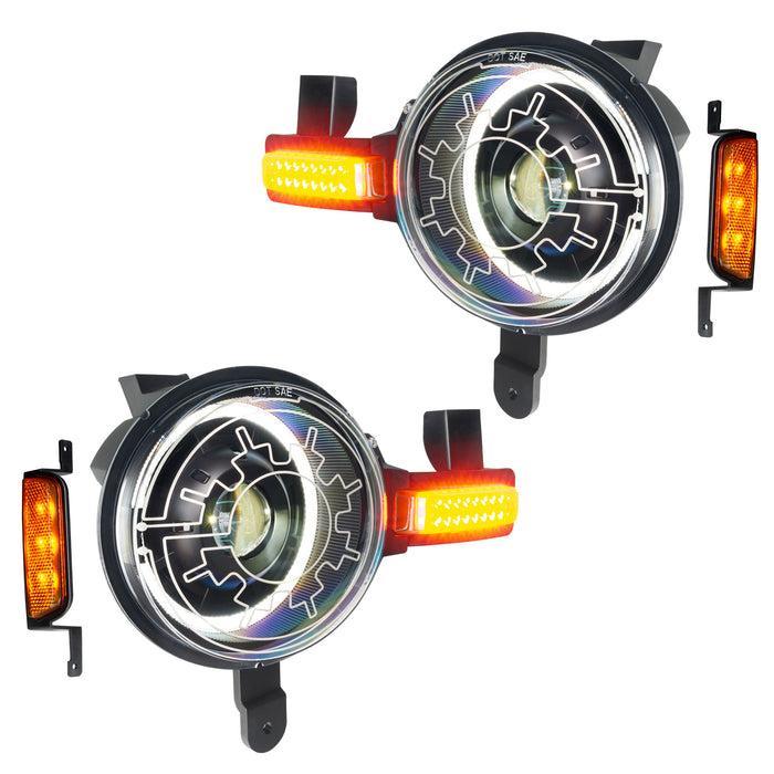 Oracle Oculus Bi-LED Projector Headlights w/ Heated Lenses 2021+ Ford Bronco | 5886-111