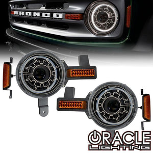Oracle Oculus Bi-LED Projector Headlights w/ Heated Lenses 2021+ Ford Bronco | 5886-111