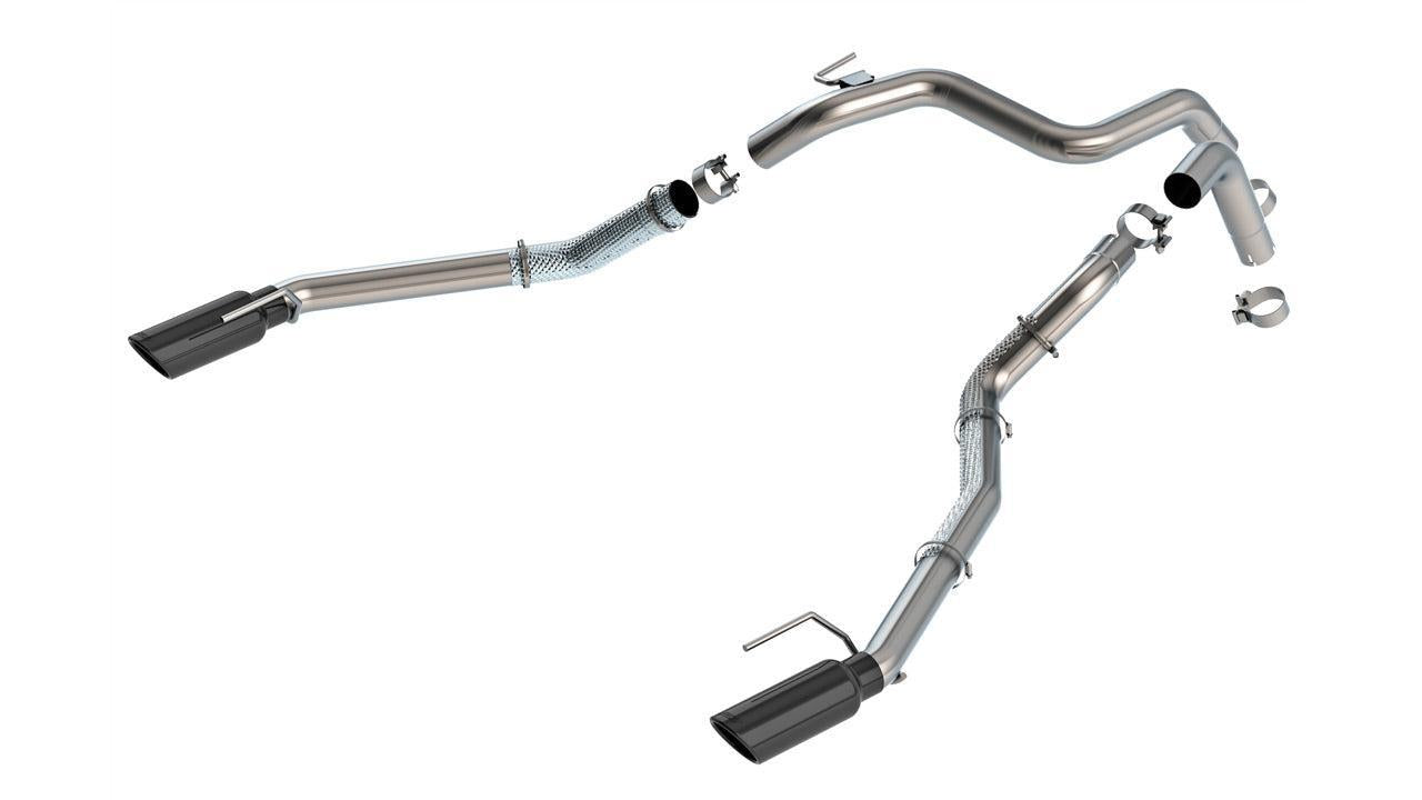 Borla 24-25 Ford Ranger Raptor 2.75in Tailpipe Kit 4in Tip - Brawler Ceramic Black
