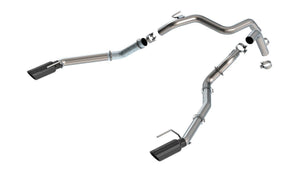Borla 24-25 Ford Ranger Raptor 2.75in Tailpipe Kit 4in Tip - Brawler Ceramic Black