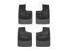 WeatherTech No Drill Mud Flaps Front & Rear Set - 2024+ Ford Ranger Raptor | Black